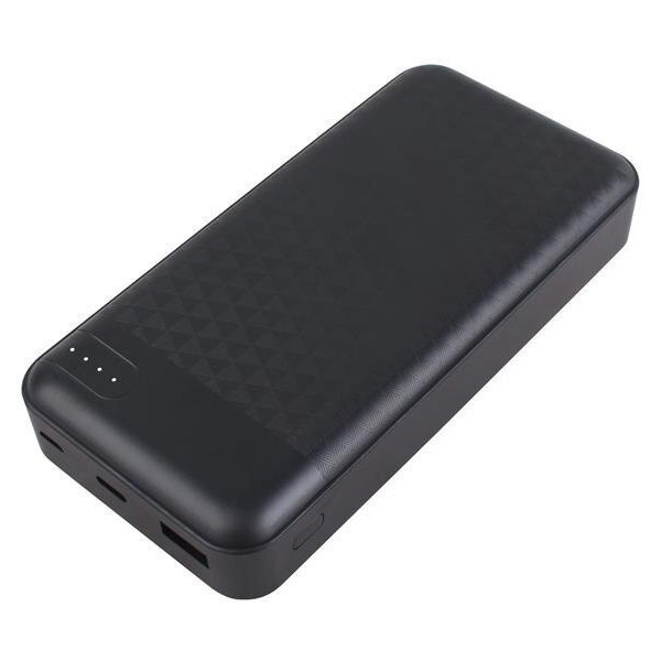 პორტატული დამტენი 2E 2E-PB2004PD-BLACK Power Bank 20000mAh, PD 18W, QC 3.0, Black