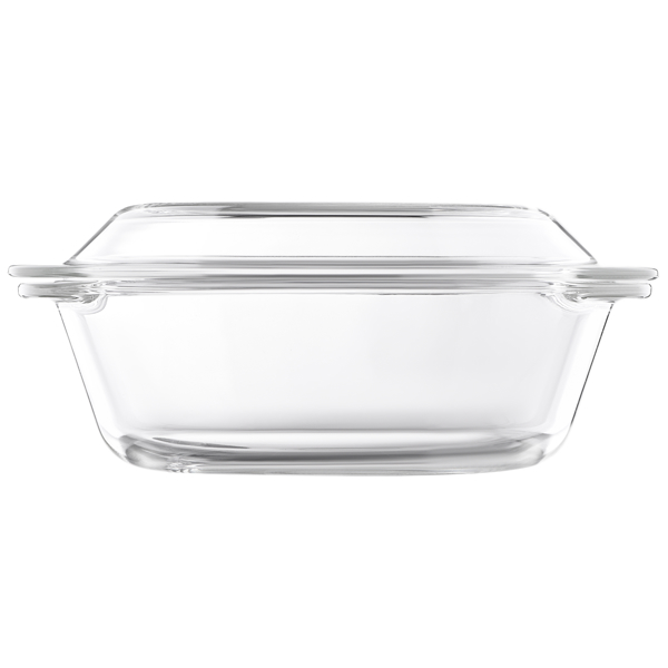 საცხობი ჭურჭელი Ardesto AR2415BG 1.5L Baking Dish With Lid Black Mars Round