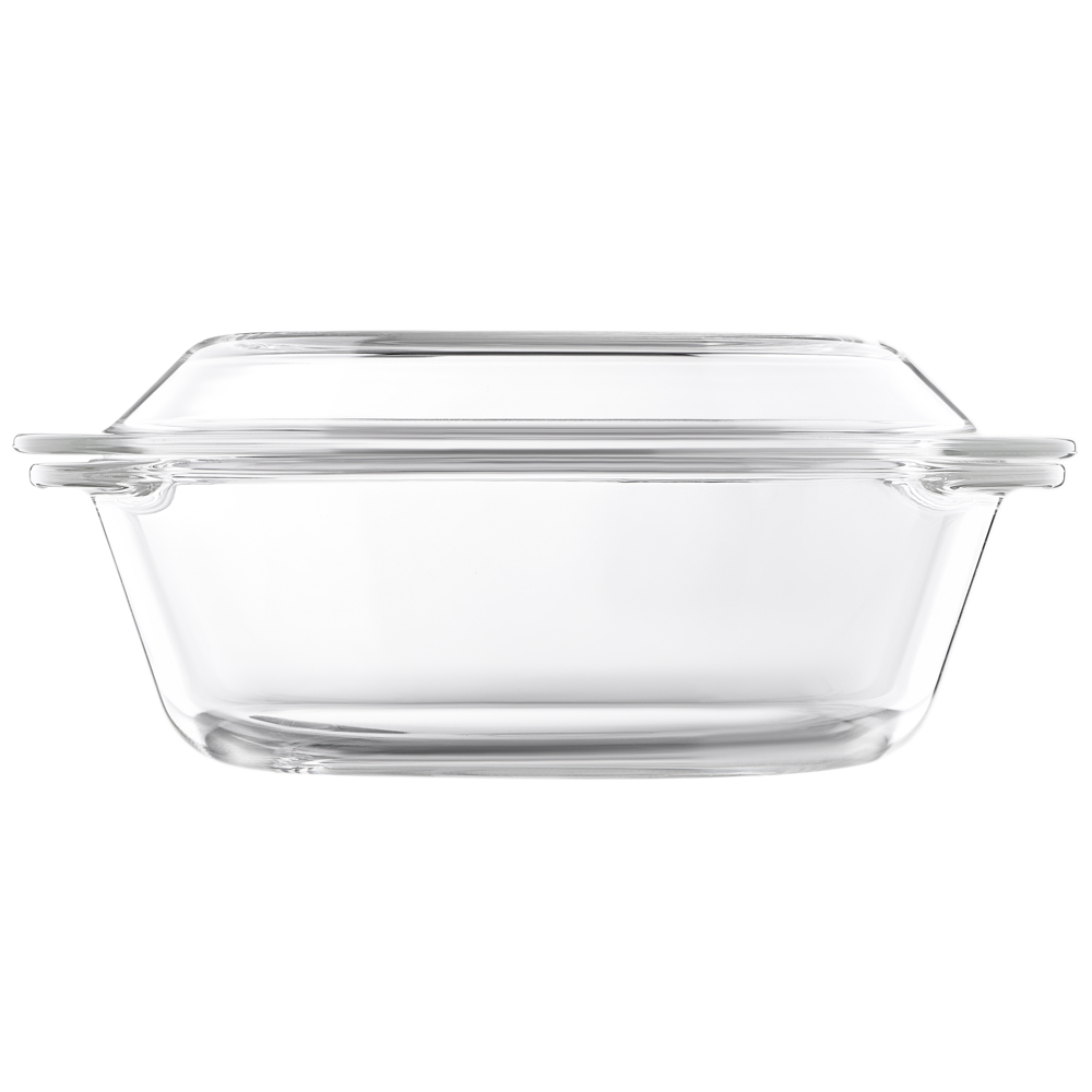 საცხობი ჭურჭელი Ardesto AR2415BG 1.5L Baking Dish With Lid Black Mars Round