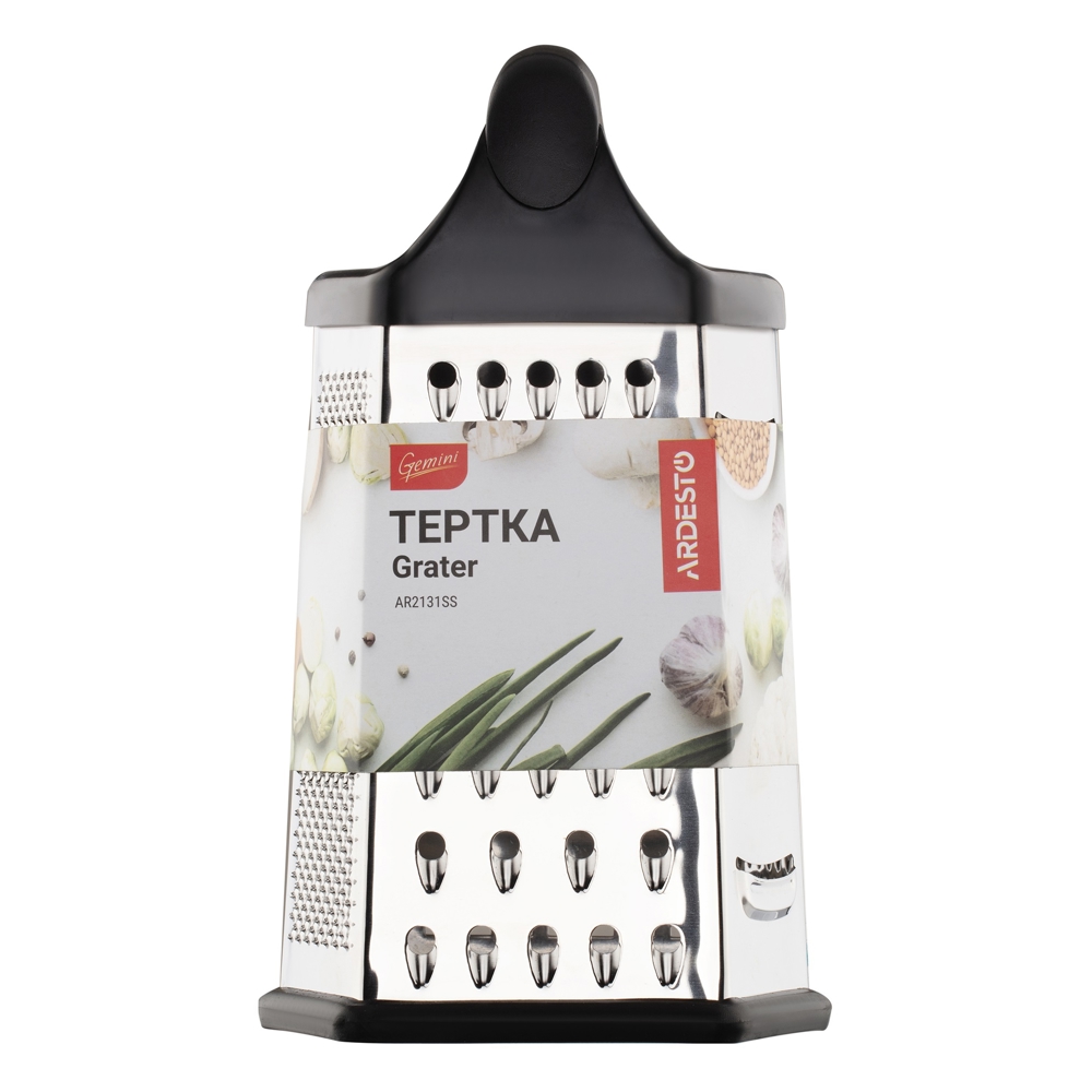 სახეხი Ardesto AR2131SS Gratter Gemini, Black Stainless Steel 