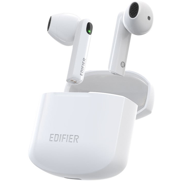 Edifier W200T mini, TWS Bluetooth, IP54, Wireless Earbuds, White