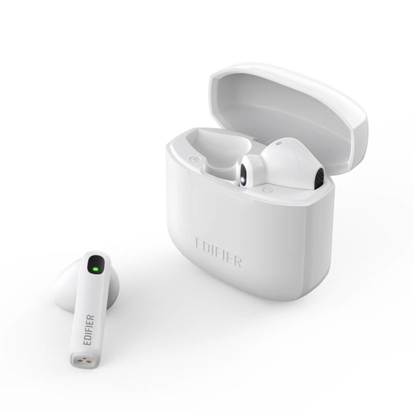 Edifier W200T mini, TWS Bluetooth, IP54, Wireless Earbuds, White