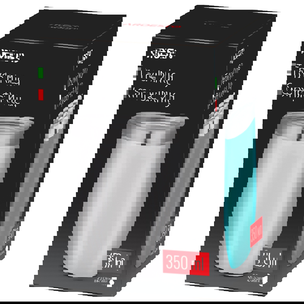 თერმო ჭიქა Ardesto AR2635MMW, 0.35l, Thermo Cup, white