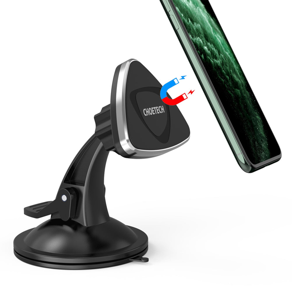 მობილურის დამჭერი Choetech H010, Magnetic Car Phone Mount, Black