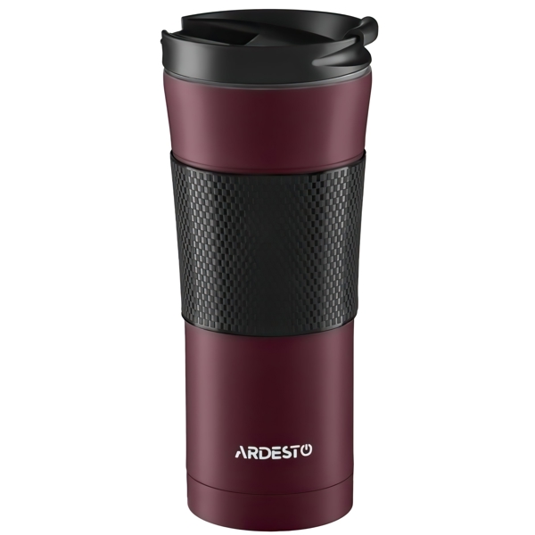 თერმო ჭიქა Ardesto AR2645SMR 450ml Travel mug To Go Red