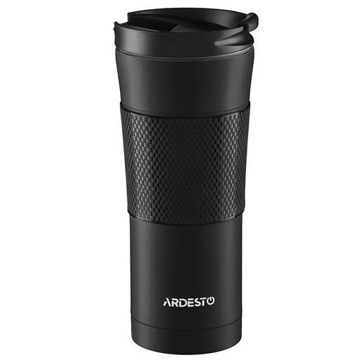 თერმო ჭიქა Ardesto AR2645SMB 450ml Travel mug To Go Black