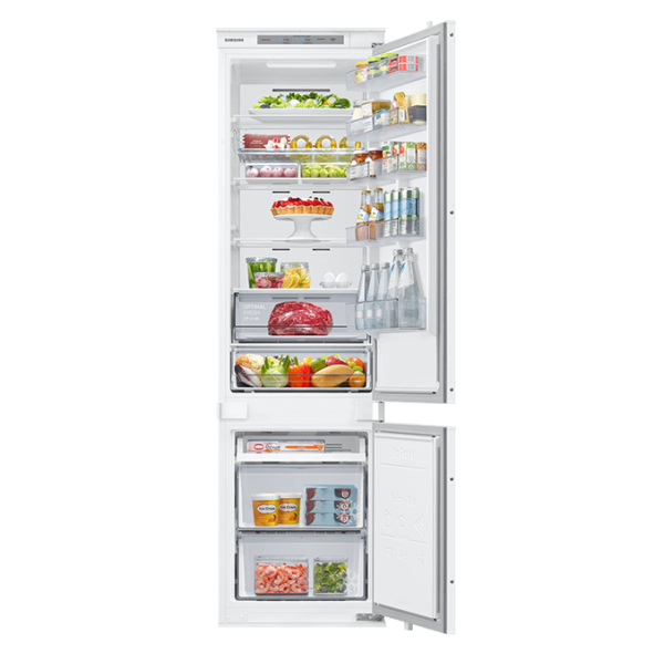 ჩასაშენებელი მაცივარი Samsung BRB306054WW/WT, A+, 294L, 35DB, Built-in Refrigerator, White