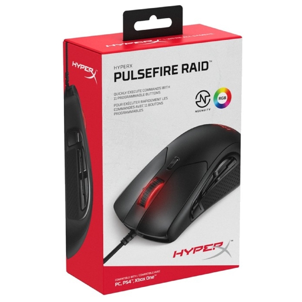 მაუსი HyperX HX-MC005 B, Wired, USB, Gaming Mouse, Black