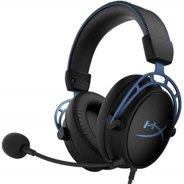 HyperX HX-HSCAS-BL/ WW Cloud Alpha S, Gaming Headset, Wired, 3.5mm, Black/Blue