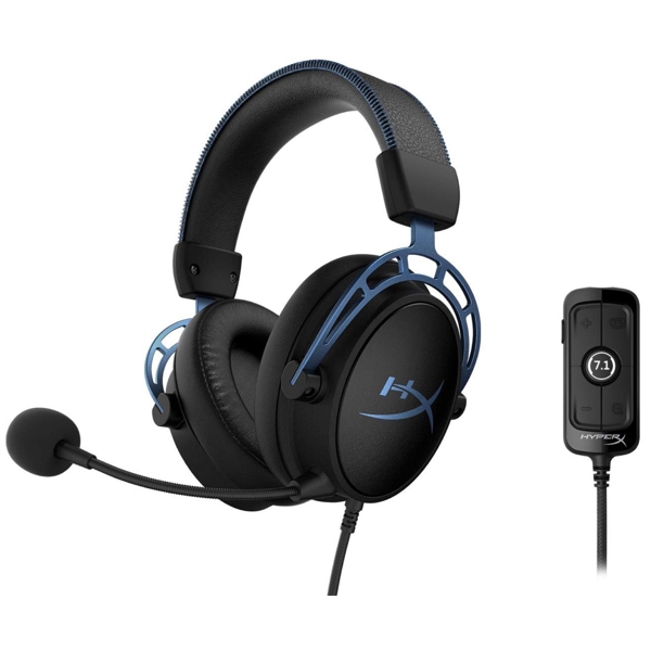 HyperX HX-HSCAS-BL/ WW Cloud Alpha S, Gaming Headset, Wired, 3.5mm, Black/Blue