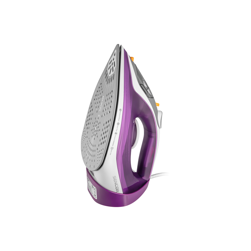 ორთქლის უთო Sencor SSI 5800VT, 2400W, 260ML, Steam Iron, White/Purple