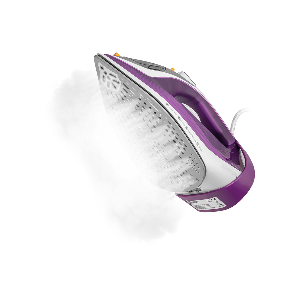 Sencor SSI 5800VT, 2400W, 260ML, Steam Iron, White/Purple