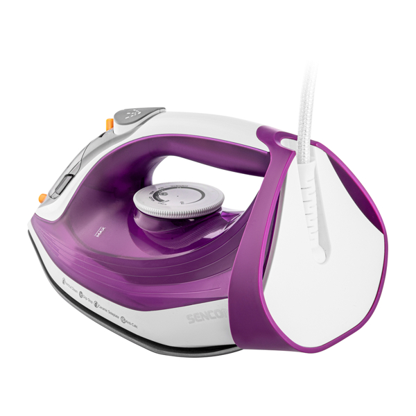 Sencor SSI 5800VT, 2400W, 260ML, Steam Iron, White/Purple