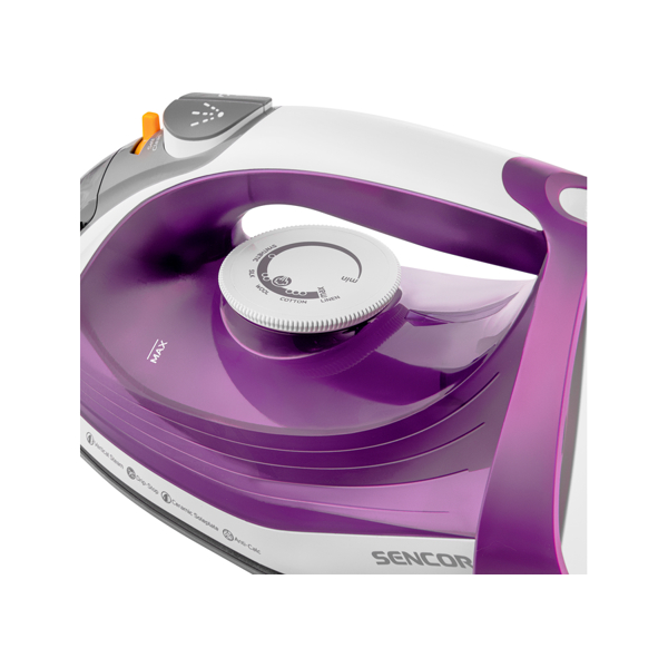 Sencor SSI 5800VT, 2400W, 260ML, Steam Iron, White/Purple