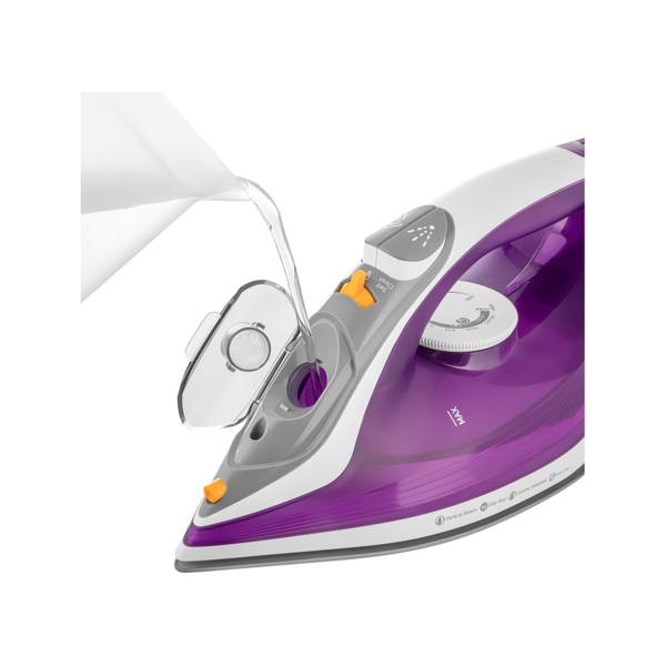 ორთქლის უთო Sencor SSI 5800VT, 2400W, 260ML, Steam Iron, White/Purple