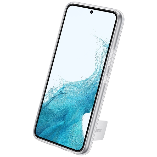 მობილურის ქეისი Samsung EF-JS901CTEGRU Galaxy S22 Clear Standing Cover Transparent