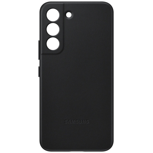 მობილურის ქეისი Samsung EF-VS901LBEGRU Galaxy S22 Leather Cover Black