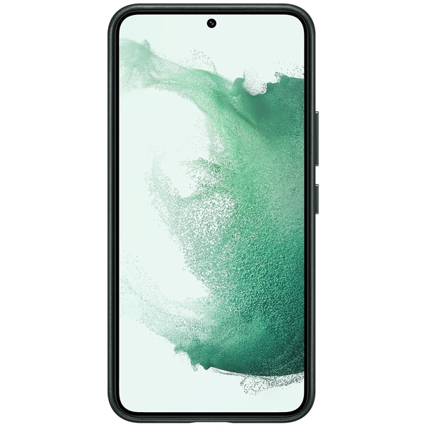 მობილურის ქეისი Samsung EF-VS901LGEGRU Galaxy S22 Leather Cover Forest Green