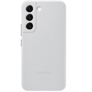 მობილურის ქეისი Samsung EF-VS901LJEGRU Galaxy S22 Leather Cover Light Gray