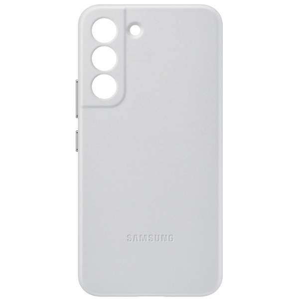 მობილურის ქეისი Samsung EF-VS901LJEGRU Galaxy S22 Leather Cover Light Gray