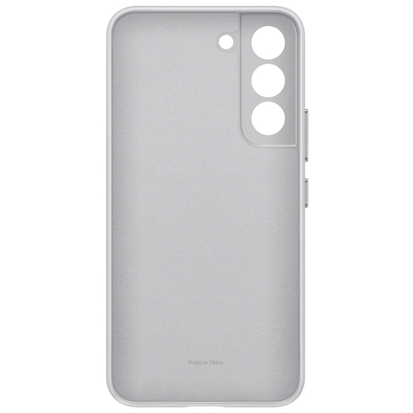 მობილურის ქეისი Samsung EF-VS901LJEGRU Galaxy S22 Leather Cover Light Gray