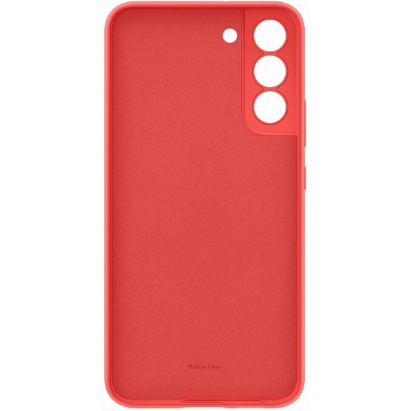 მობილურის ქეისი Samsung EF-PS906TPEGRU Galaxy S22 Plus Silicone Cover Glow Red