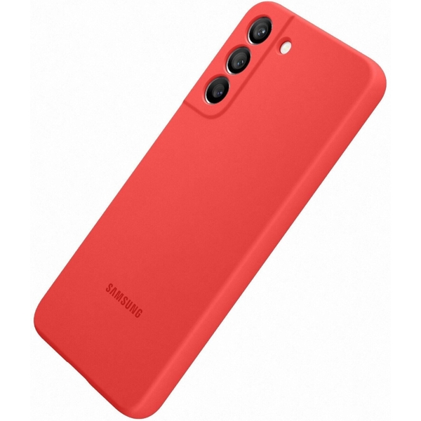 მობილურის ქეისი Samsung EF-PS906TPEGRU Galaxy S22 Plus Silicone Cover Glow Red