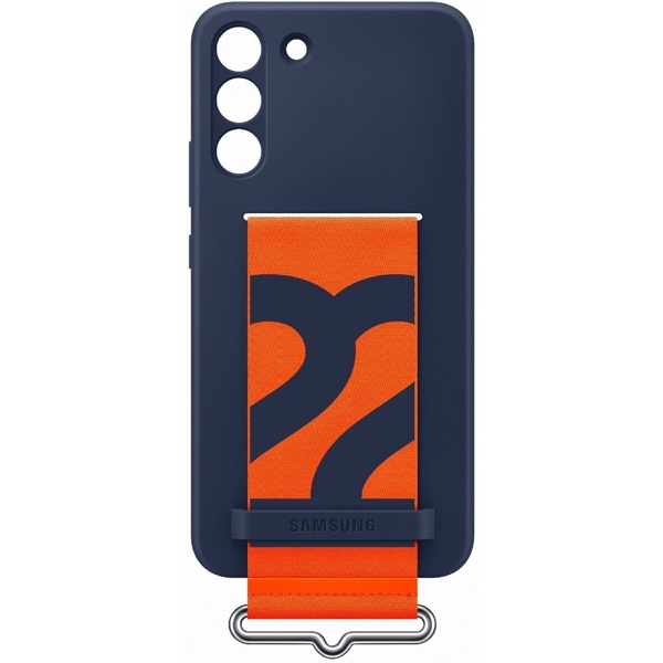 მობილურის ქეისი Samsung EF-GS906TNEGRU Galaxy S22 Plus Silicone with Strap Cover Navy 