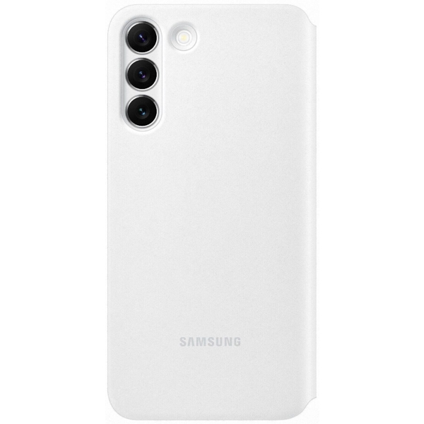 მობილურის ქეისი Samsung EF-ZS906CWEGRU Galaxy S22 Plus Smart Clear View Cover White 