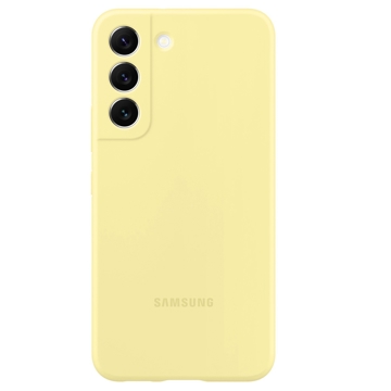 მობილურის ქეისი Samsung EF-PS901TYEGRU Galaxy S22 Silicone Cover Butter Yellow