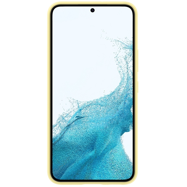 მობილურის ქეისი Samsung EF-PS901TYEGRU Galaxy S22 Silicone Cover Butter Yellow