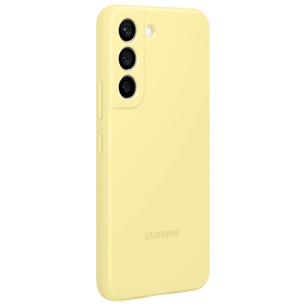 მობილურის ქეისი Samsung EF-PS901TYEGRU Galaxy S22 Silicone Cover Butter Yellow