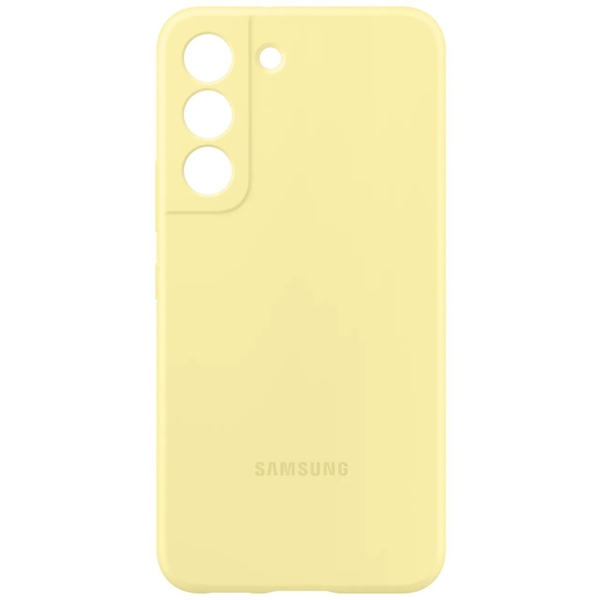 მობილურის ქეისი Samsung EF-PS901TYEGRU Galaxy S22 Silicone Cover Butter Yellow