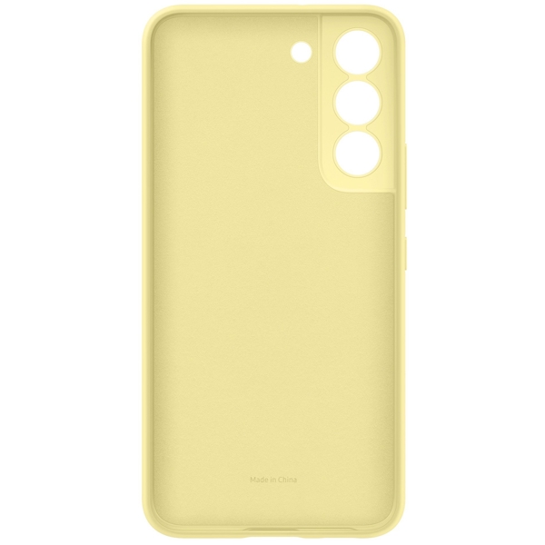 მობილურის ქეისი Samsung EF-PS901TYEGRU Galaxy S22 Silicone Cover Butter Yellow