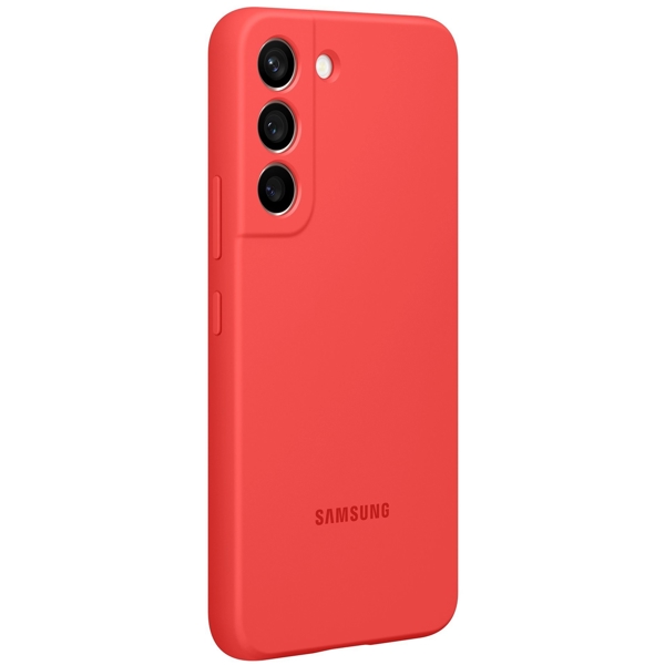 მობილურის ქეისი Samsung EF-PS901TPEGRU Galaxy S22 Silicone Cover Glow Red