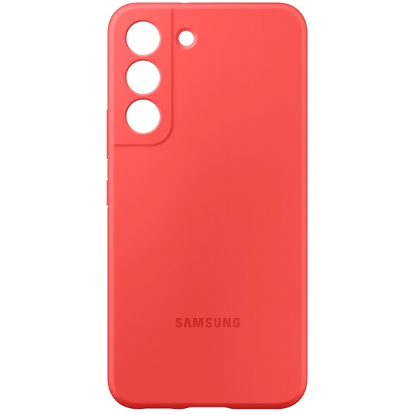 მობილურის ქეისი Samsung EF-PS901TPEGRU Galaxy S22 Silicone Cover Glow Red