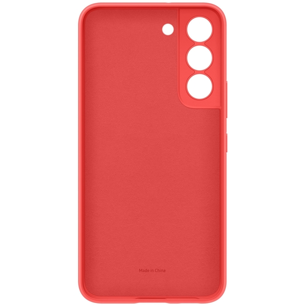 მობილურის ქეისი Samsung EF-PS901TPEGRU Galaxy S22 Silicone Cover Glow Red