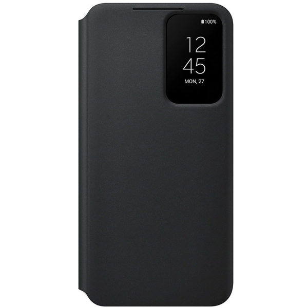 მობილურის ქეისი Samsung EF-ZS901CBEGRU Galaxy S22 Smart Clear View Cover Black 