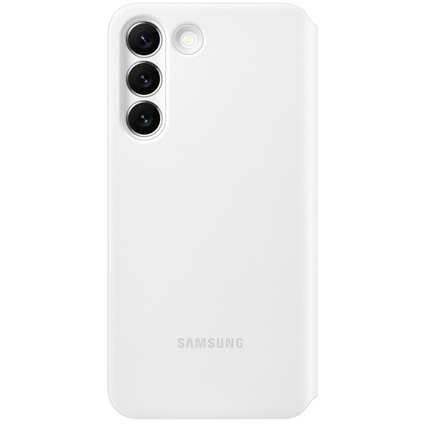 მობილურის ქეისი Samsung EF-ZS901CWEGRU Galaxy S22 Smart Clear View Cover White