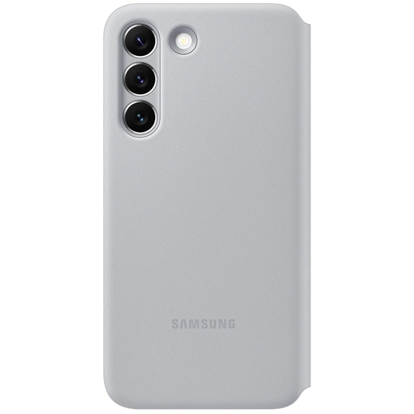 მობილურის ქეისი Samsung EF-NS901PJEGRU Galaxy S22 Smart LED View Cover Light Gray