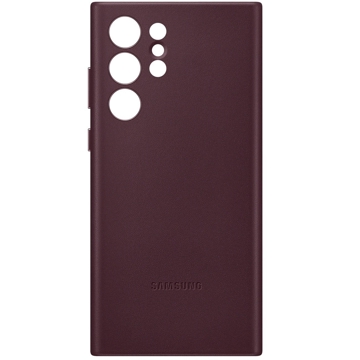 მობილურის ქეისი Samsung EF-VS908LEEGRU Galaxy S22 Ultra Leather Cover Burgundy