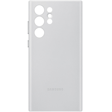 მობილურის ქეისი Samsung EF-VS908LJEGRU Galaxy S22 Ultra Leather Cover Light Gray