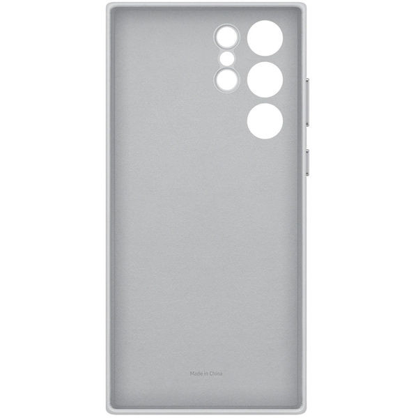 მობილურის ქეისი Samsung EF-VS908LJEGRU Galaxy S22 Ultra Leather Cover Light Gray