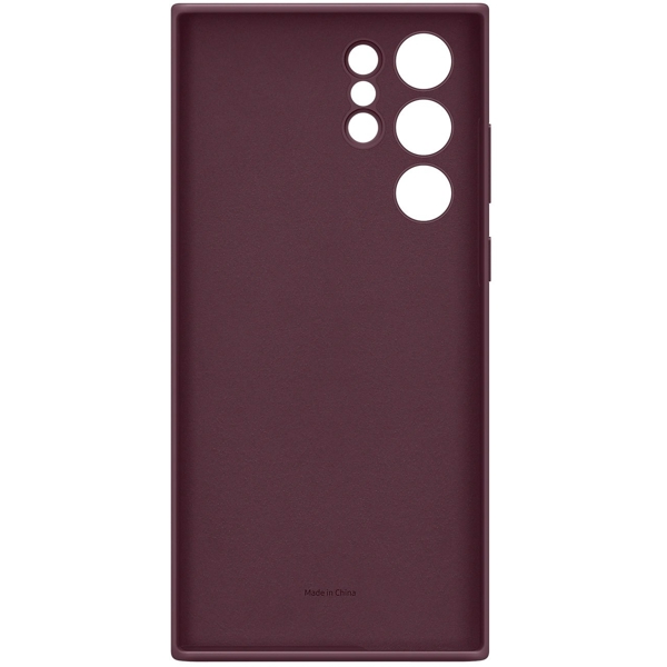 მობილურის ქეისი Samsung EF-PS908TEEGRU Galaxy S22 Ultra Silicone Cover Burgundy 