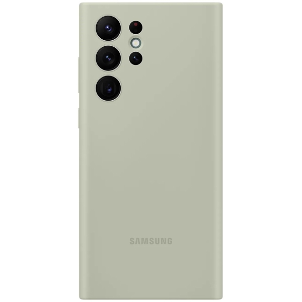 მობილურის ქეისი Samsung EF-PS908TMEGRU Galaxy S22 Ultra Silicone Cover Olive Green