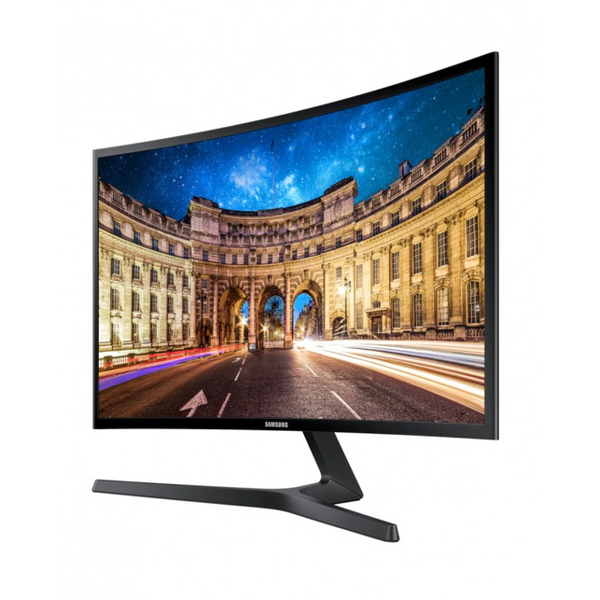 მონიტორი Samsung LC24F396FHIXCI, 24" Curved Monitor, FHD, LED, VA, HDMI, VGA, Black