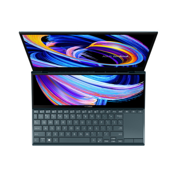 ნოუთბუქი Asus UX482EG-HY261R Zenbook Pro Duo, 14", I7-1165, 16GB, 512GB SSD, MX450, W10, Blue