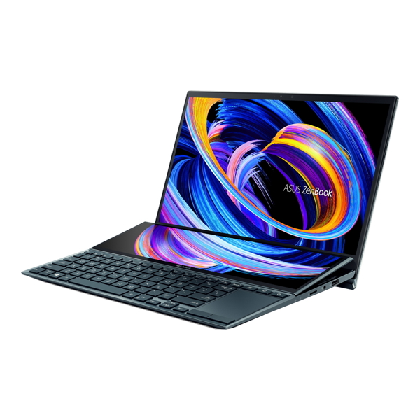 ნოუთბუქი Asus UX482EG-HY261R Zenbook Pro Duo, 14", I7-1165, 16GB, 512GB SSD, MX450, W10, Blue