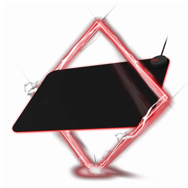 მაუსის პადი AOC AMM700DR0R, RGB, USB, Gaming Mouse Pad, Black