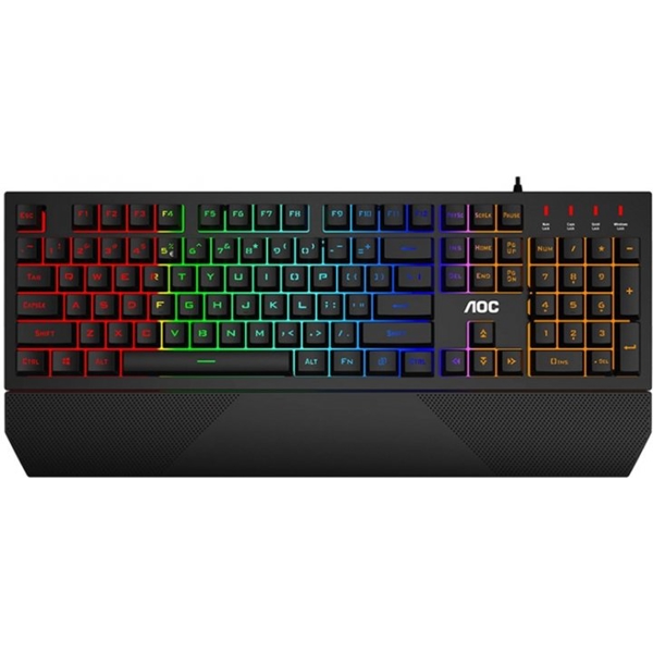 AOC GK200D32R, Wired, RGB, USB, Gaming Keyboard, Black